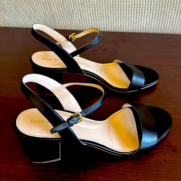 EUC! Cole Haan Josie Block Heel Sandals - Picture 11 of 16